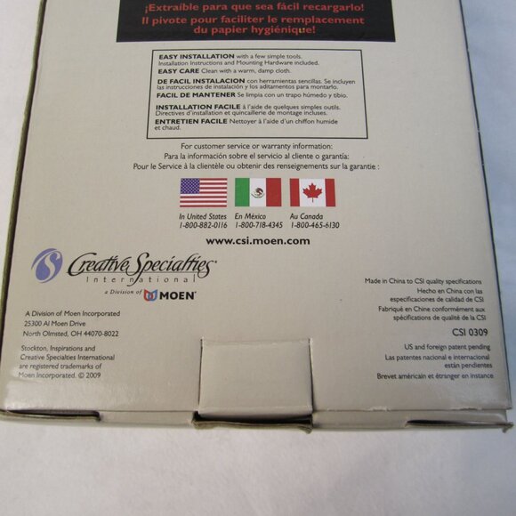 Moen Stockton Pivoting Toilet Paper Holder BRUSHED NICKEL DN4108BN - New(Other) - Picture 10 of 12